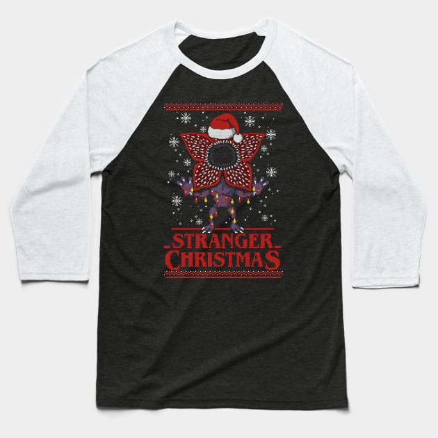 Stranger christmas Baseball T-Shirt by NemiMakeit